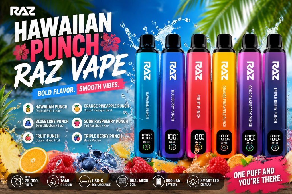 hawaiian punch raz vape