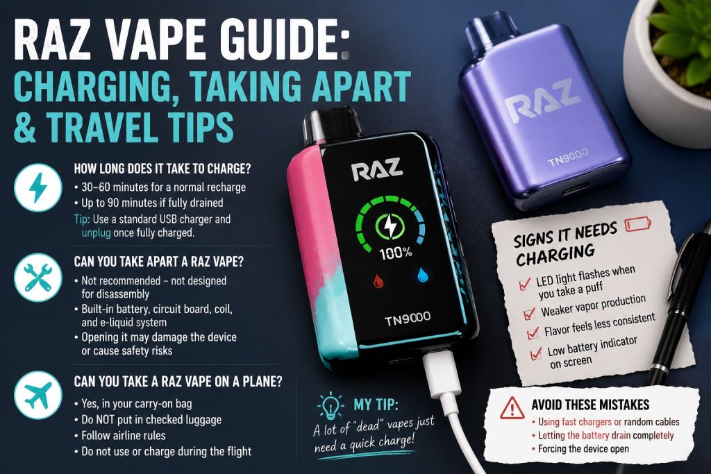 How To Take Apart A Raz Vape