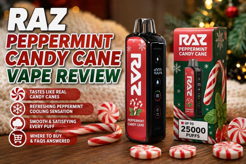 raz peppermint candy cane vape