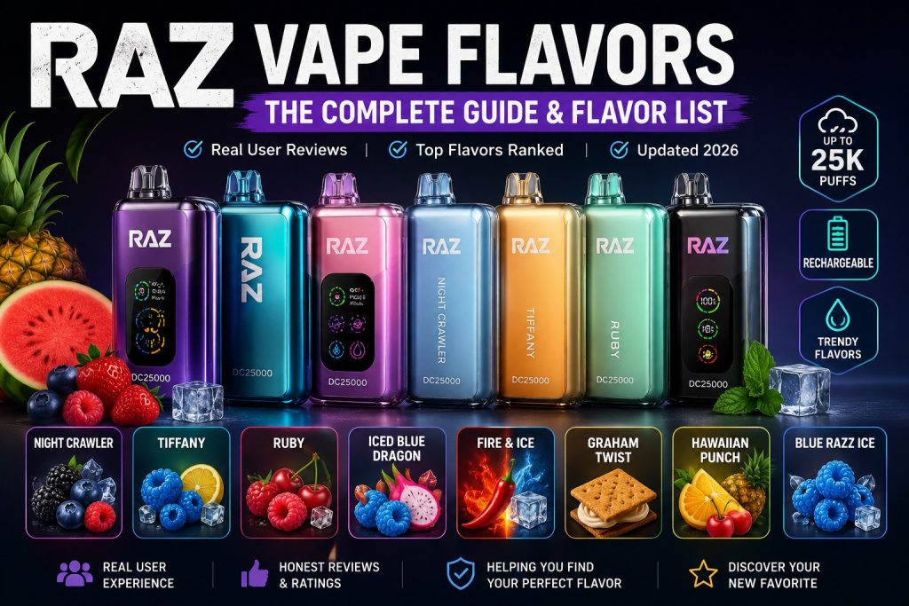 RAZ Vape Flavors